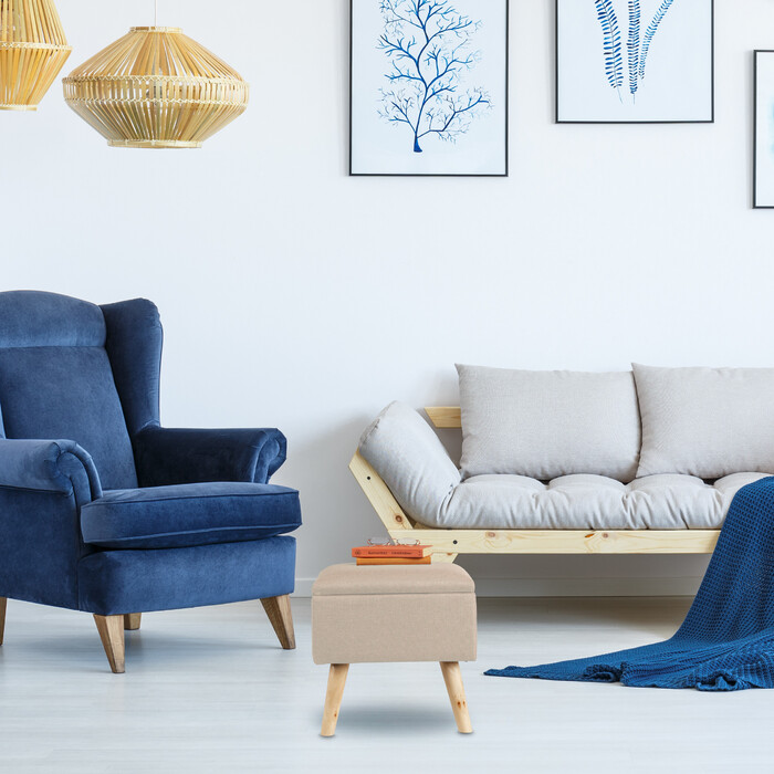Relaxdays Hocker mit Stauraum