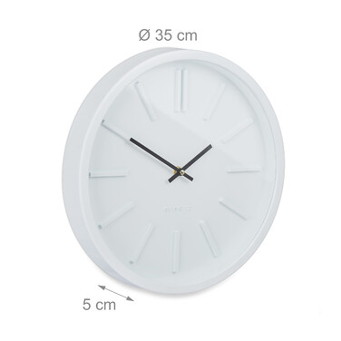 Relaxdays Wanduhr modern