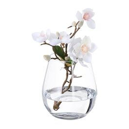 Relaxdays Blumenvase aus Glas