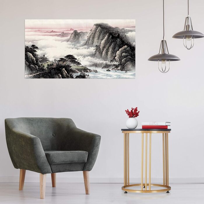Relaxdays Beistelltisch MARMO, rund, Metall & MDF, Marmoroptik, HxD: 51 x 41 cm, weiß/Gold
