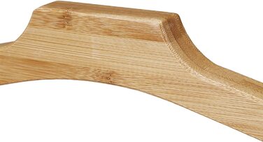 Relaxdays Herrendiener, Stummer Diener Bambus, Damen & Herren, Kleiderablage Schlafzimmer, HBT: 98,5 x 47 x 36 cm, Natur