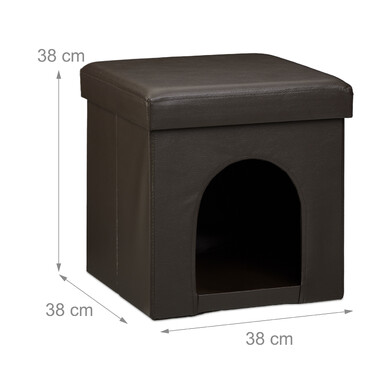 Relaxdays Hundebox Sitzhocker