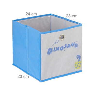 Relaxdays Kinderregal Dino mit Boxen