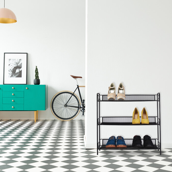 Relaxdays Schuhregal mit 3 Ablagen