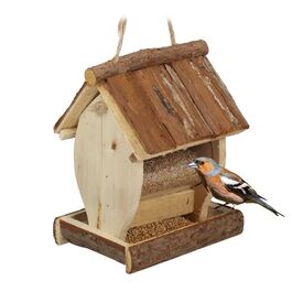 Relaxdays Vogelfutterhaus zum Aufhängen