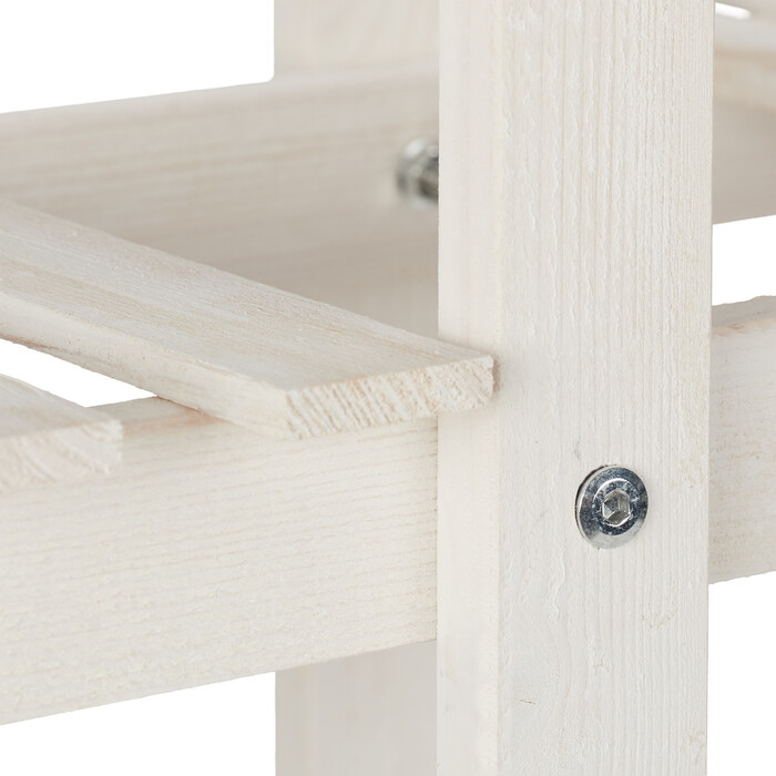 Relaxdays Blumentreppe Holz mit 3 Stufen