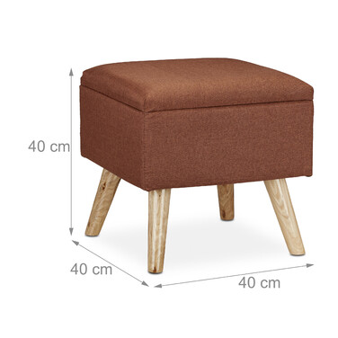 Relaxdays Hocker mit Stauraum