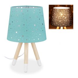 Relaxdays Tischlampe Kinderzimmer Sterne