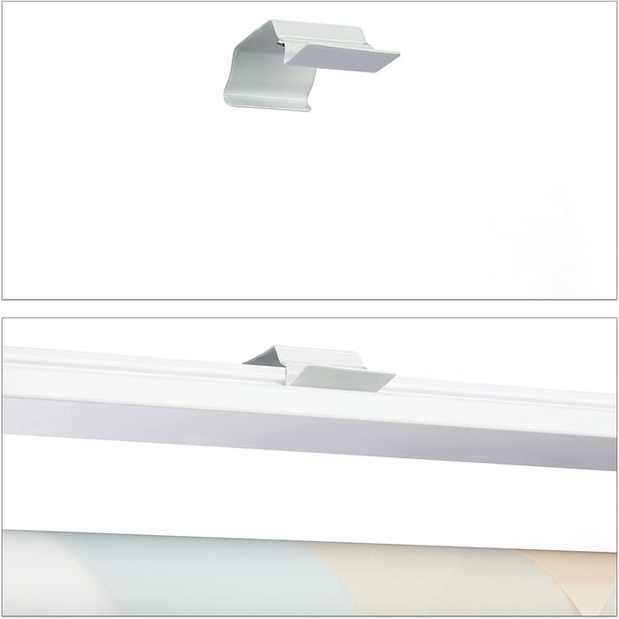 Relaxdays Duschrollo, 100x240 cm, Dreieck Muster, Seilzug, Flexible Montage, Duschvorhang für Badewanne & Fenster, bunt