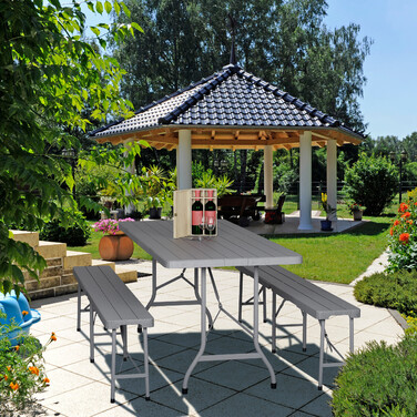 Relaxdays Gartentisch klappbar