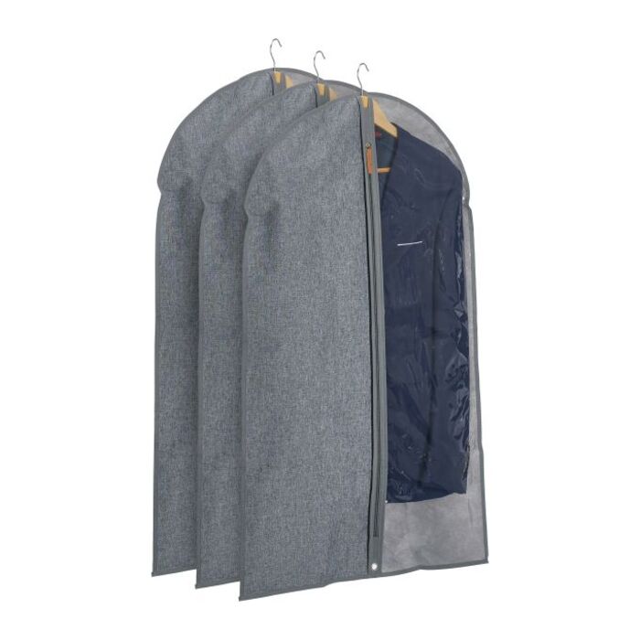 Relaxdays Kleidersack 3er Set - 99 x 58 cm