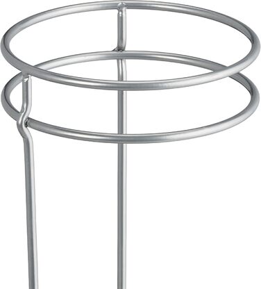 Relaxdays Regenschirmständer, HxD: 52,5 x 16 cm, Metall, rund, modernes Design, Silber