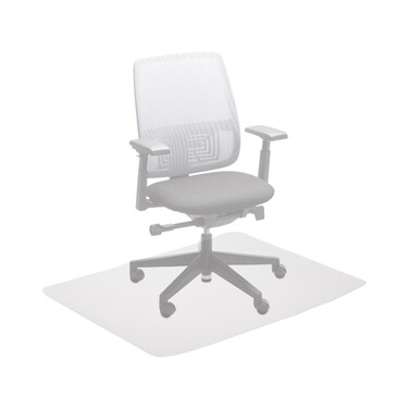 Relaxdays Eckige Bürostuhlunterlage in 3 Größen