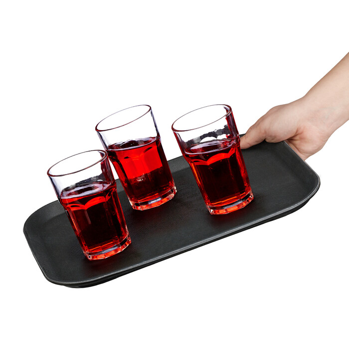 Relaxdays 5er Set Serviertablett 35 x 25 cm