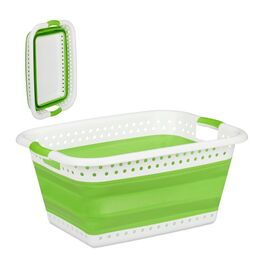 Relaxdays Faltbarer Wäschekorb