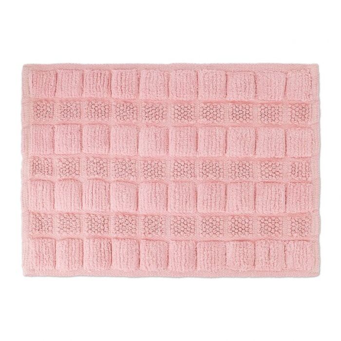 Relaxdays Badematte aus Baumwolle 60x40 cm