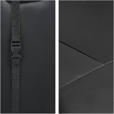Relaxdays Gaming Stuhl, Racing Look, drehbar, höhenverstellbar, Kopf-& Lendenkissen, HxBxT: 133x68x60 cm, (Schwarz)