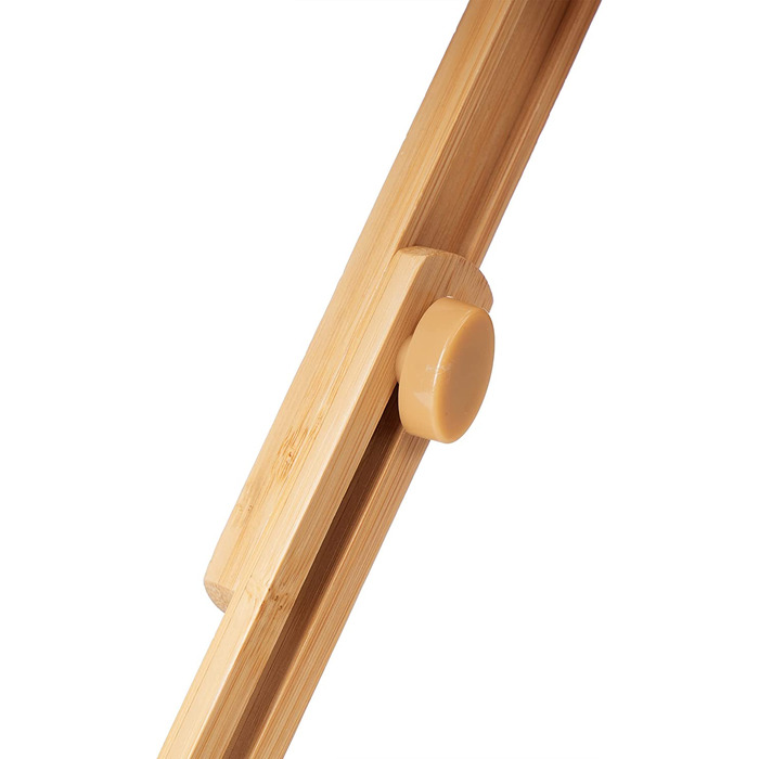 Relaxdays Badewannenablage Bambus, ausziehbar 67,5-101 cm, Badewannenbrett mit Füßen, 3 Fächer & 2 Rasiererhalter, Natur