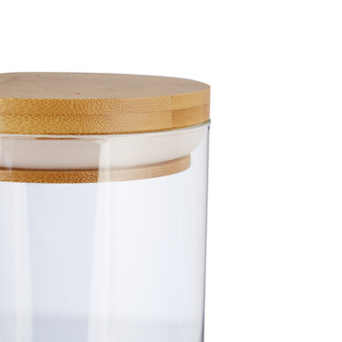 Relaxdays 3er Set Vorratsdosen aus Glas 800 ml