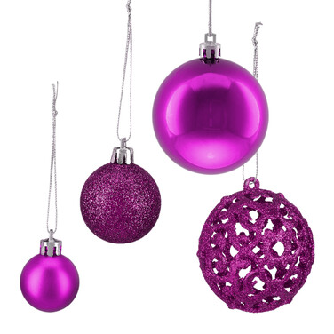 Relaxdays Weihnachtskugeln im 150er Set