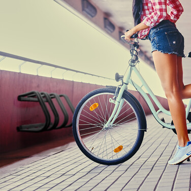 Relaxdays Fahrradständer für 4 Fahrräder