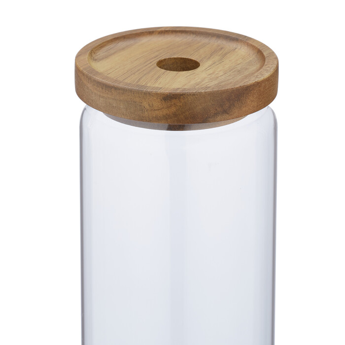 Relaxdays 4er Set Vorratsdosen-Glas mit Deckel