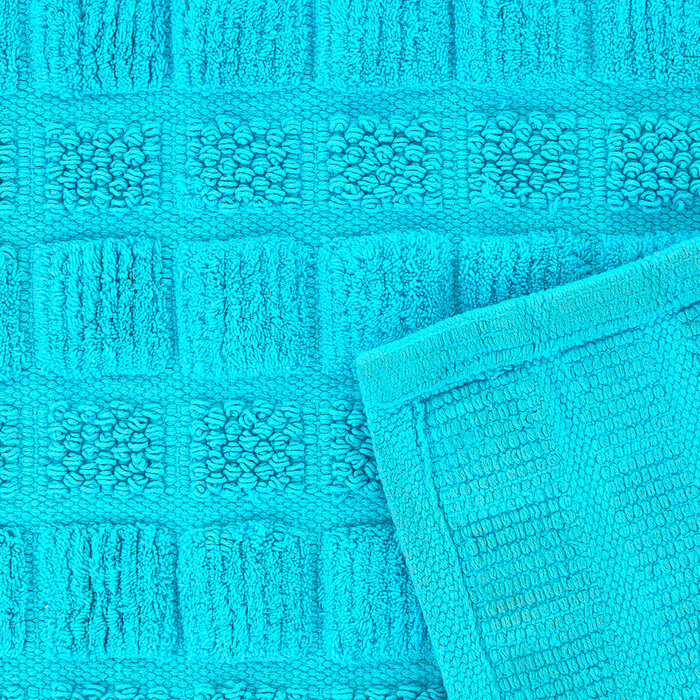 Relaxdays Badematte aus Baumwolle 60x40 cm